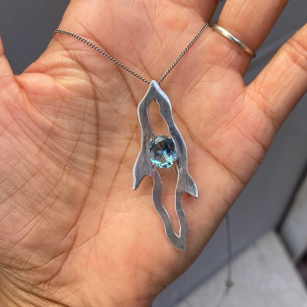 *Rare* Designer Signed Solid 925 Sterling Silver … - image 7